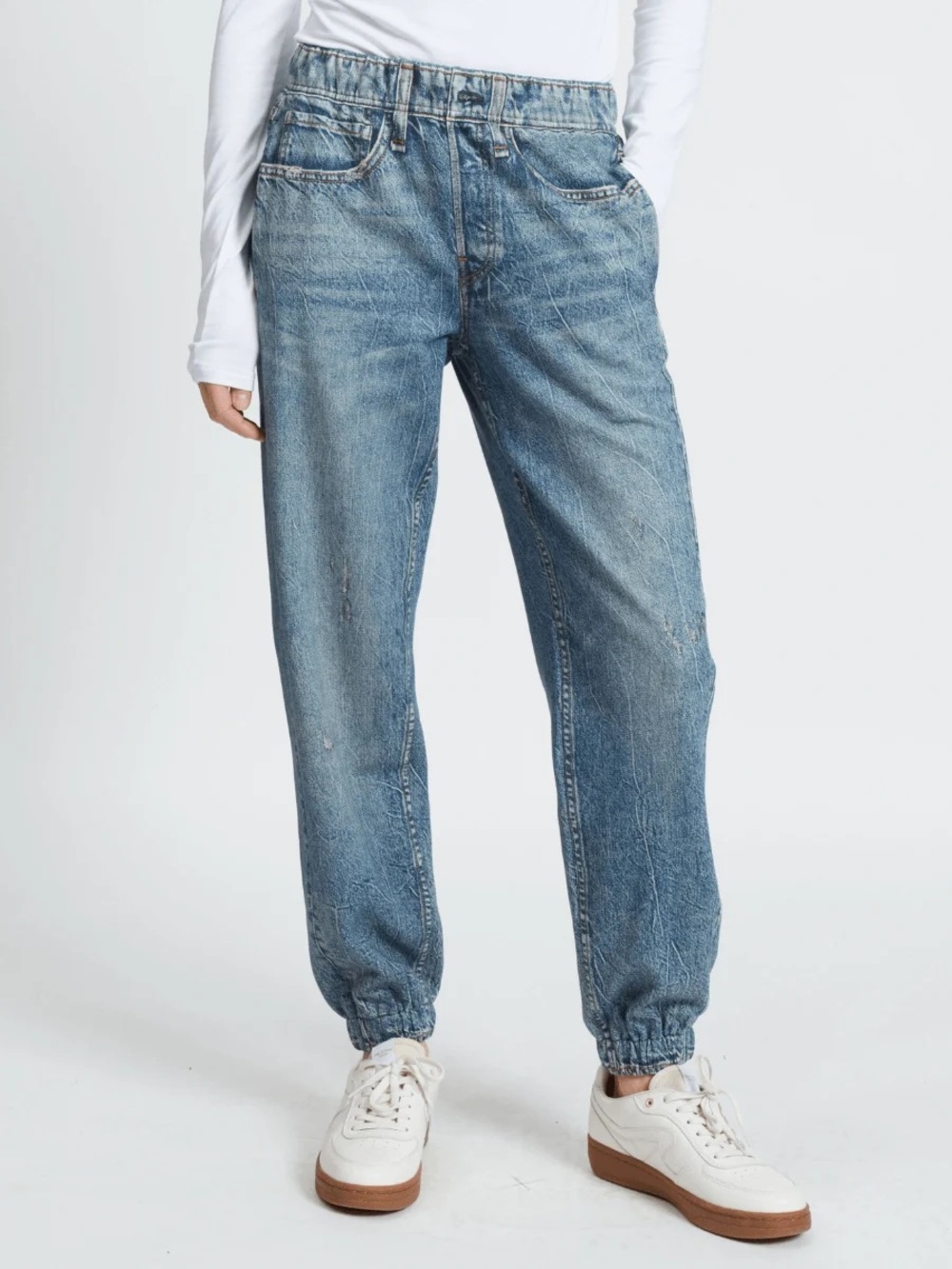 rag & bone Miramar Jogger Sweatpants Printed Size Large